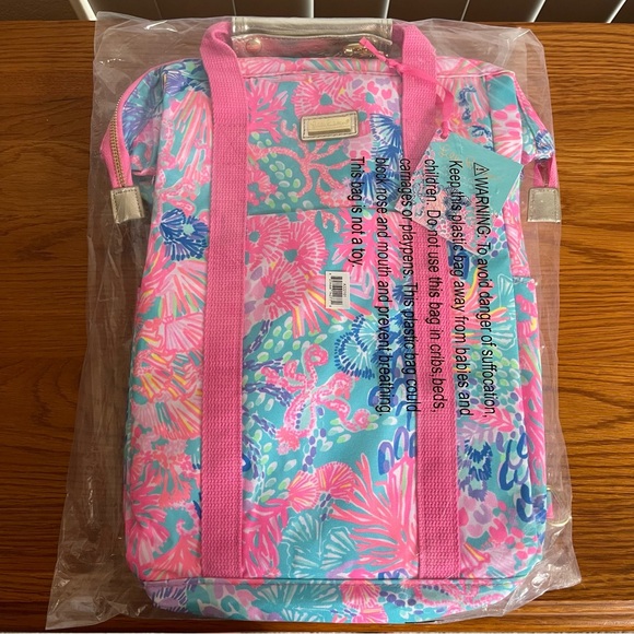 Lilly Pulitzer Backpack Cooler Splendor in the Sand - Picture 10 of 12